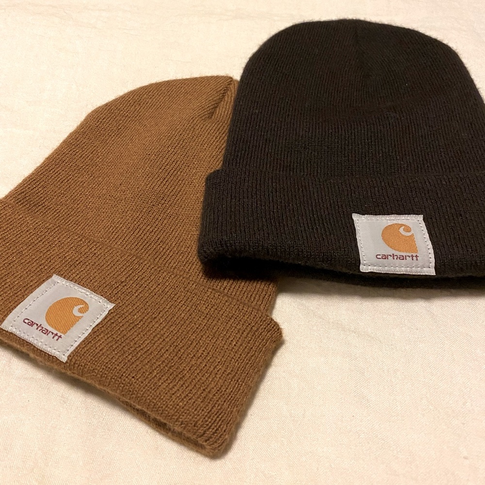 Carhartt knit cuffed beanie in MUSTARD